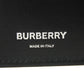 BURBERRY Long Wallet Purse 8054850 Smooth Calfskin Leather black Logo foil stamping Embossed Check Continental Wallet