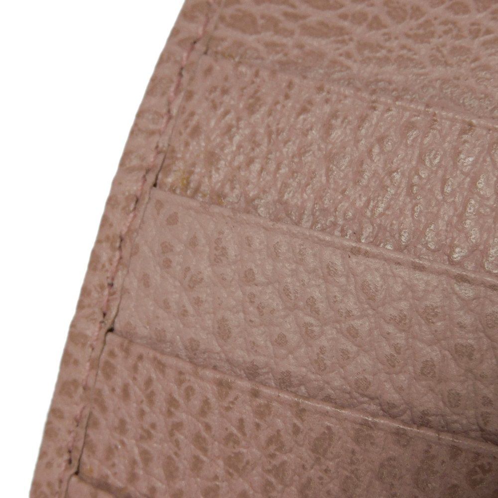 GUCCI Shoulder Bag 368231 Calf leather (embossed) Soft pink Logo foil stamping Swing Shoulder Wallet