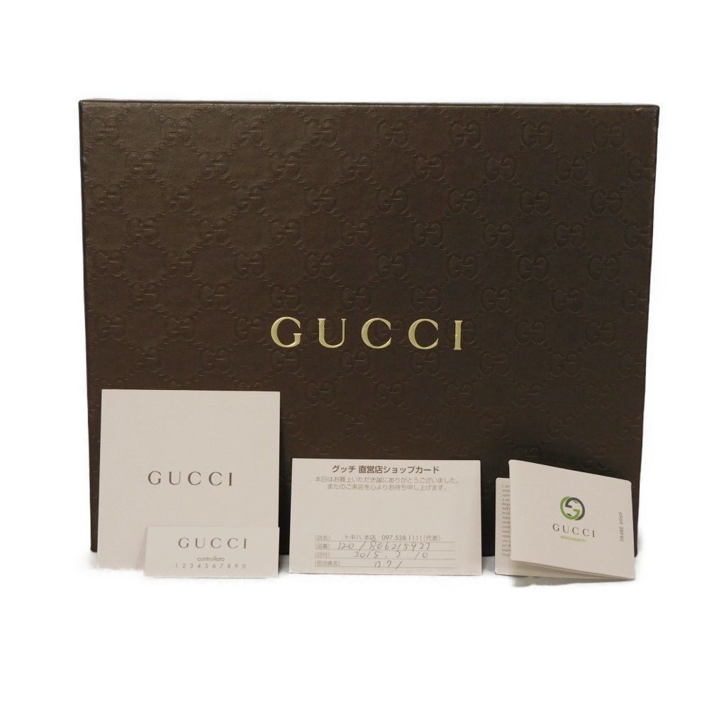 GUCCI Shoulder Bag 368231 Calf leather (embossed) Soft pink Logo foil stamping Swing Shoulder Wallet