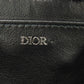 Dior Coin case 2ESCP050YSE_H27E Jacquard canvas x smooth calf leather Beige x black x navy Oblique jacquard Zip Small