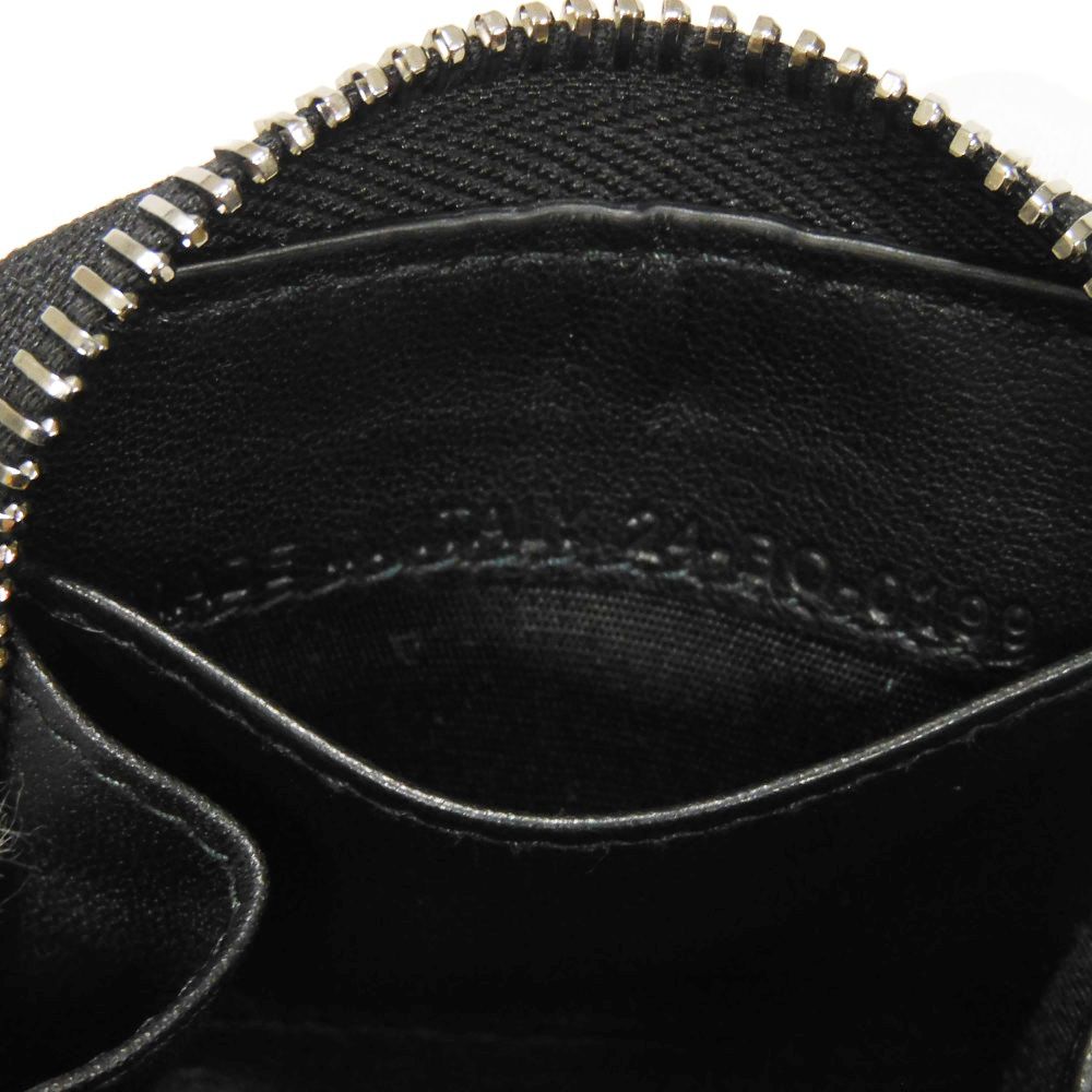 Dior Coin case 2ESCP050YSE_H27E Jacquard canvas x smooth calf leather Beige x black x navy Oblique jacquard Zip Small