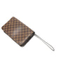 LOUIS VUITTON business bag N51993 Damier canvas Brown Clutch bag Damier Ebene Saint Louis mens Used Authentic