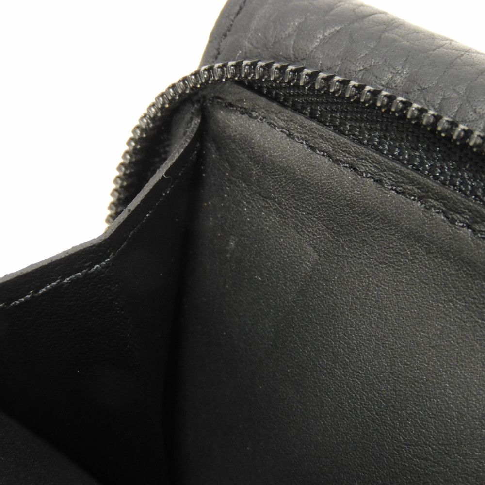 LOUIS VUITTON Tri-fold wallet M82556 Taurillon Clemence leather (monogram embossed) Noir Monogram Taurillon Clemence Portefeuille Pilot