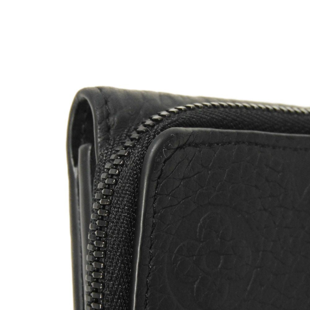 LOUIS VUITTON Tri-fold wallet M82556 Taurillon Clemence leather (monogram embossed) Noir Monogram Taurillon Clemence Portefeuille Pilot