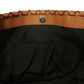 GUCCI Tote Bag 354666 Calf leather (embossed) Brown charm Bamboo Tassel Large Tote