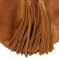 GUCCI Tote Bag 354666 Calf leather (embossed) Brown charm Bamboo Tassel Large Tote