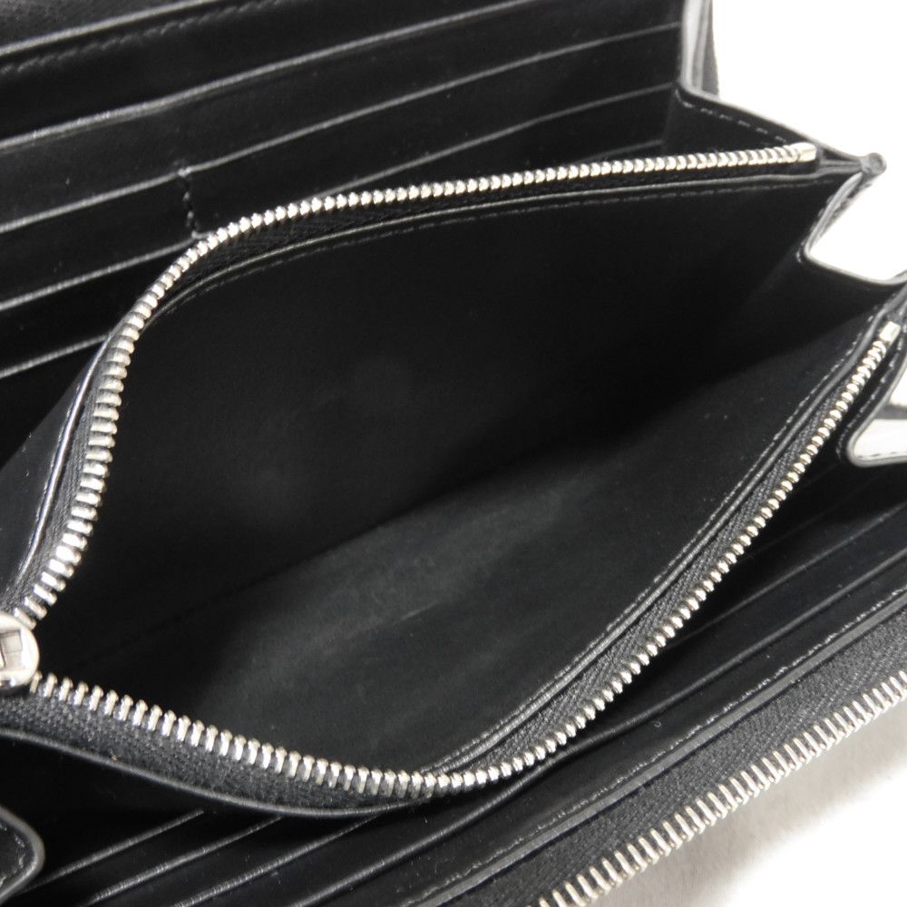 CELINE Long Wallet Purse 10B553BEL.38NO Grained calfskin (embossed) black New logo Large zipped wallet