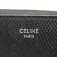 CELINE Long Wallet Purse 10B553BEL.38NO Grained calfskin (embossed) black New logo Large zipped wallet