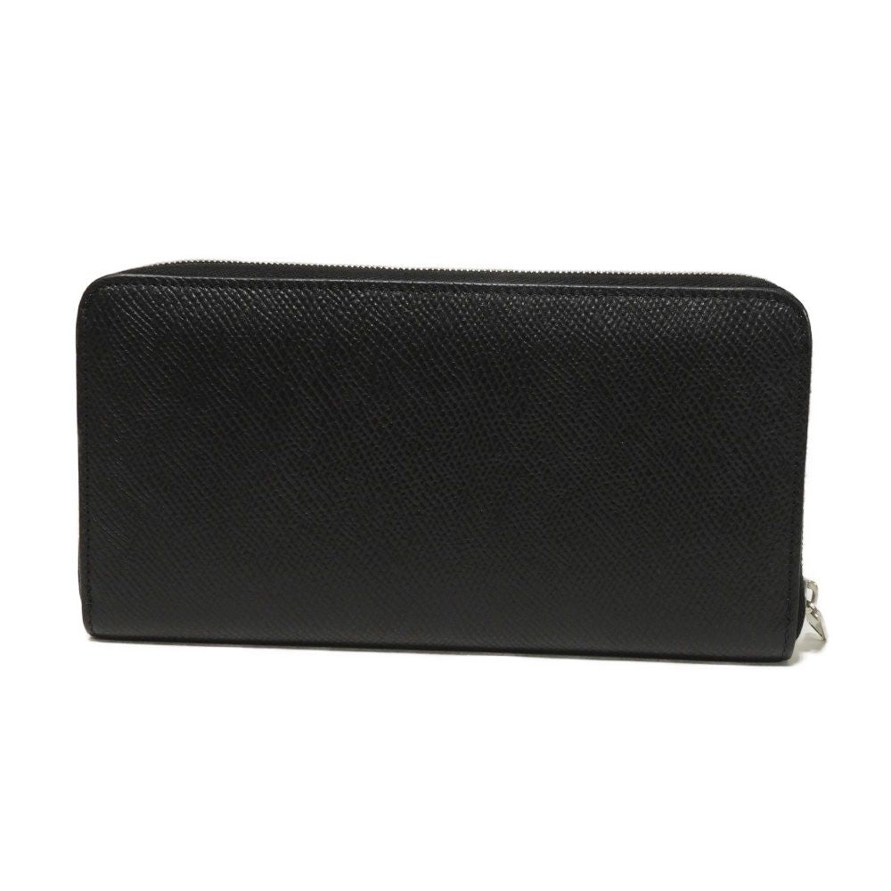 CELINE Long Wallet Purse 10B553BEL.38NO Grained calfskin (embossed) black New logo Large zipped wallet