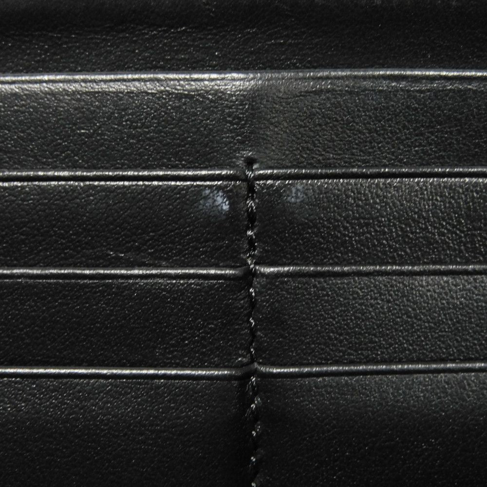 CELINE Long Wallet Purse 10B553BEL.38NO Grained calfskin (embossed) black New logo Large zipped wallet