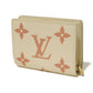 LOUIS VUITTON Bifold Wallet M81927 Implant leather (monogram embossed) claim Monogram Unplant Portefeuille Claire