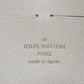 LOUIS VUITTON Long Wallet Purse M14127 Taiga Leather Optic white Taiga Lama Monogram Zippy Wallet Horizontal