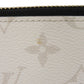 LOUIS VUITTON Long Wallet Purse M14127 Taiga Leather Optic white Taiga Lama Monogram Zippy Wallet Horizontal