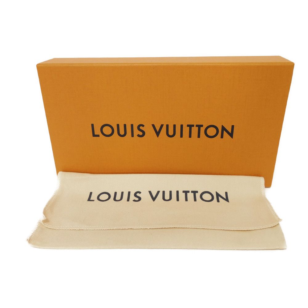 LOUIS VUITTON Long Wallet Purse M14127 Taiga Leather Optic white Taiga Lama Monogram Zippy Wallet Horizontal