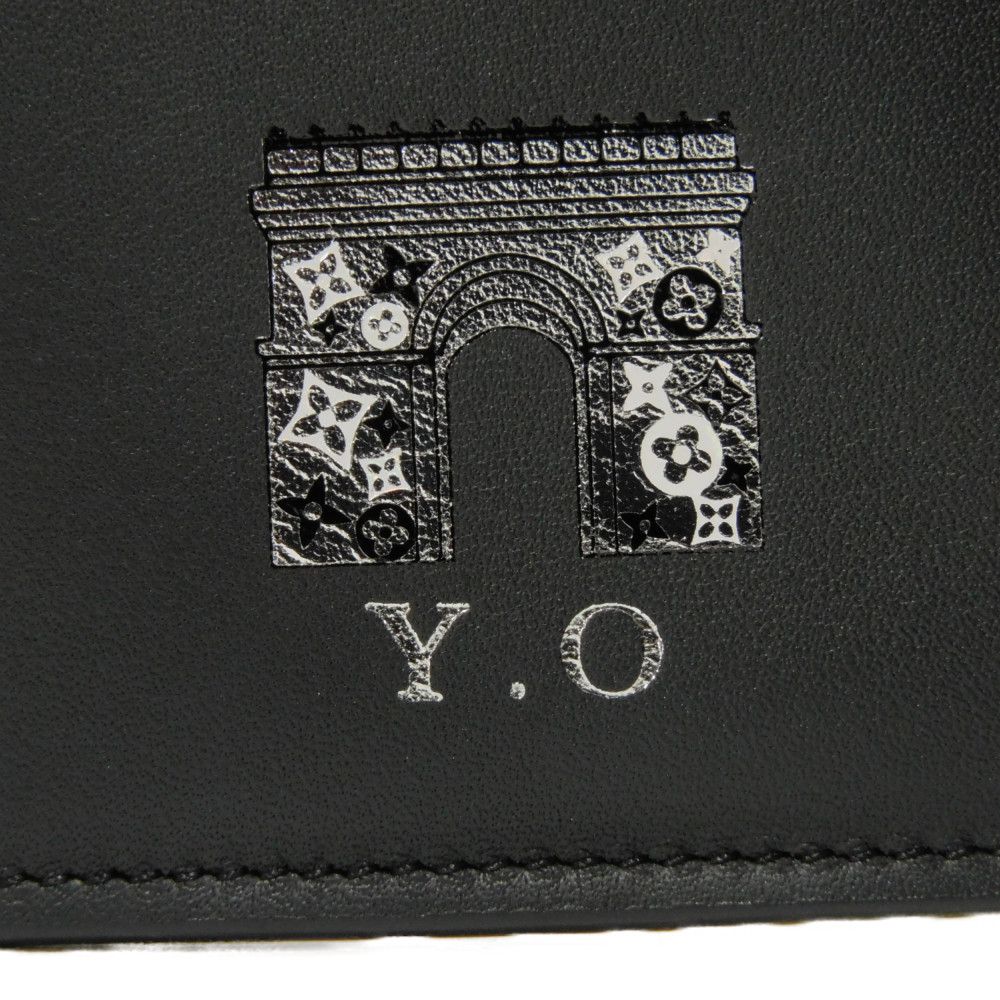 LOUIS VUITTON Tri-fold wallet M82556 Taurillon Clemence leather (monogram embossed) black Monogram Taurillon Clemence Portefeuille Pilot