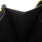 LOUIS VUITTON Long Wallet Purse M60171 Implant leather (monogram embossed) black Monogram Unplant Portefeuille Clemence