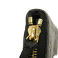 LOUIS VUITTON Long Wallet Purse M60171 Implant leather (monogram embossed) black Monogram Unplant Portefeuille Clemence