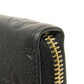 LOUIS VUITTON Long Wallet Purse M60171 Implant leather (monogram embossed) black Monogram Unplant Portefeuille Clemence