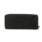 LOUIS VUITTON Long Wallet Purse M60171 Implant leather (monogram embossed) black Monogram Unplant Portefeuille Clemence