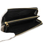 LOUIS VUITTON Long Wallet Purse M60171 Implant leather (monogram embossed) black Monogram Unplant Portefeuille Clemence