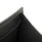 LOUIS VUITTON Tri-fold wallet M63921 Grain calf leather (embossed) Noir LV logo Portefeuille Rock Mini