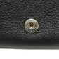 LOUIS VUITTON Tri-fold wallet M63921 Grain calf leather (embossed) Noir LV logo Portefeuille Rock Mini