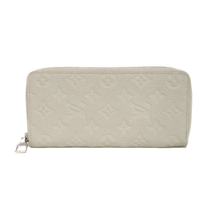 LOUIS VUITTON Long Wallet Purse M82597 Taurillon Clemence leather (monogram embossed) Mineral gray Monogram Taurillon Clemence Zippy Wallet Vertical