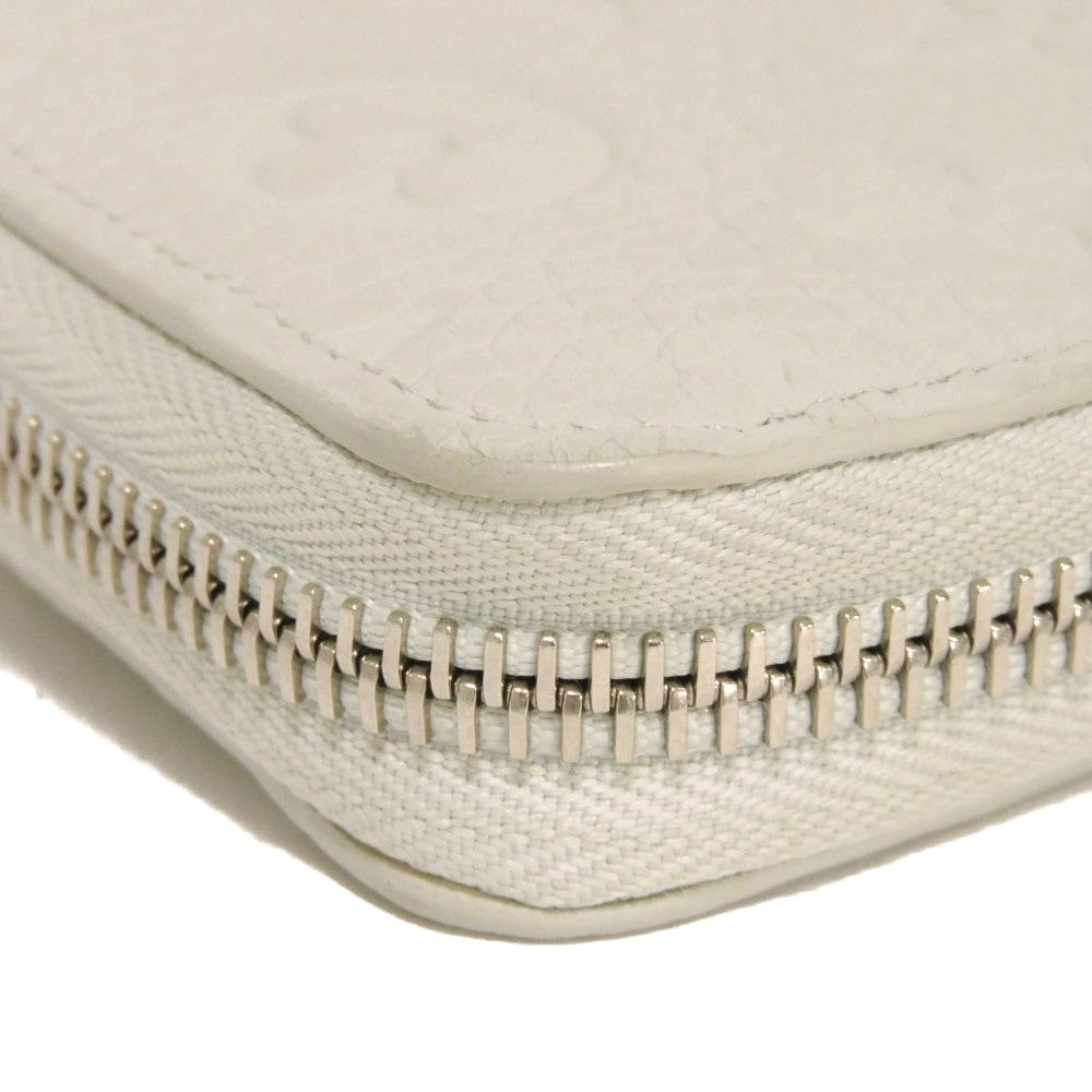 LOUIS VUITTON Long Wallet Purse M82597 Taurillon Clemence leather (monogram embossed) Mineral gray Monogram Taurillon Clemence Zippy Wallet Vertical