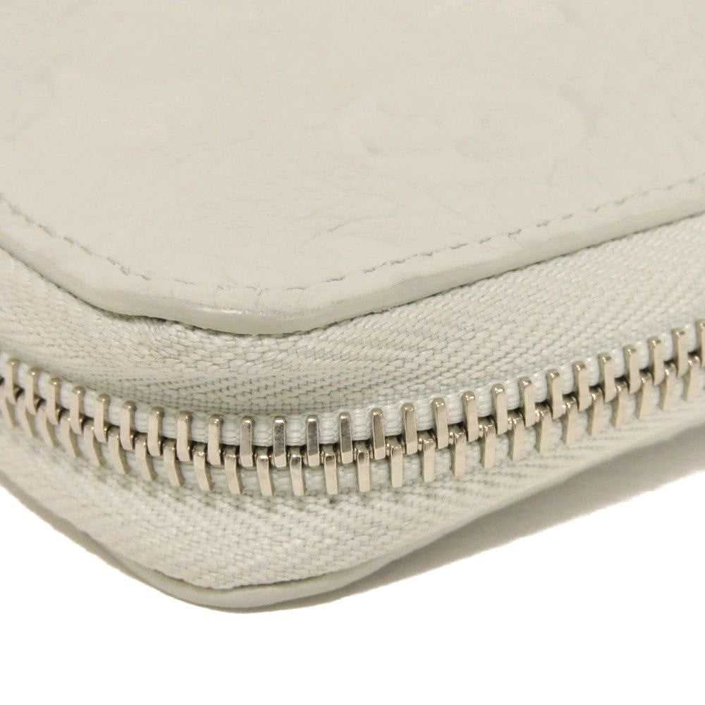 LOUIS VUITTON Long Wallet Purse M82597 Taurillon Clemence leather (monogram embossed) Mineral gray Monogram Taurillon Clemence Zippy Wallet Vertical