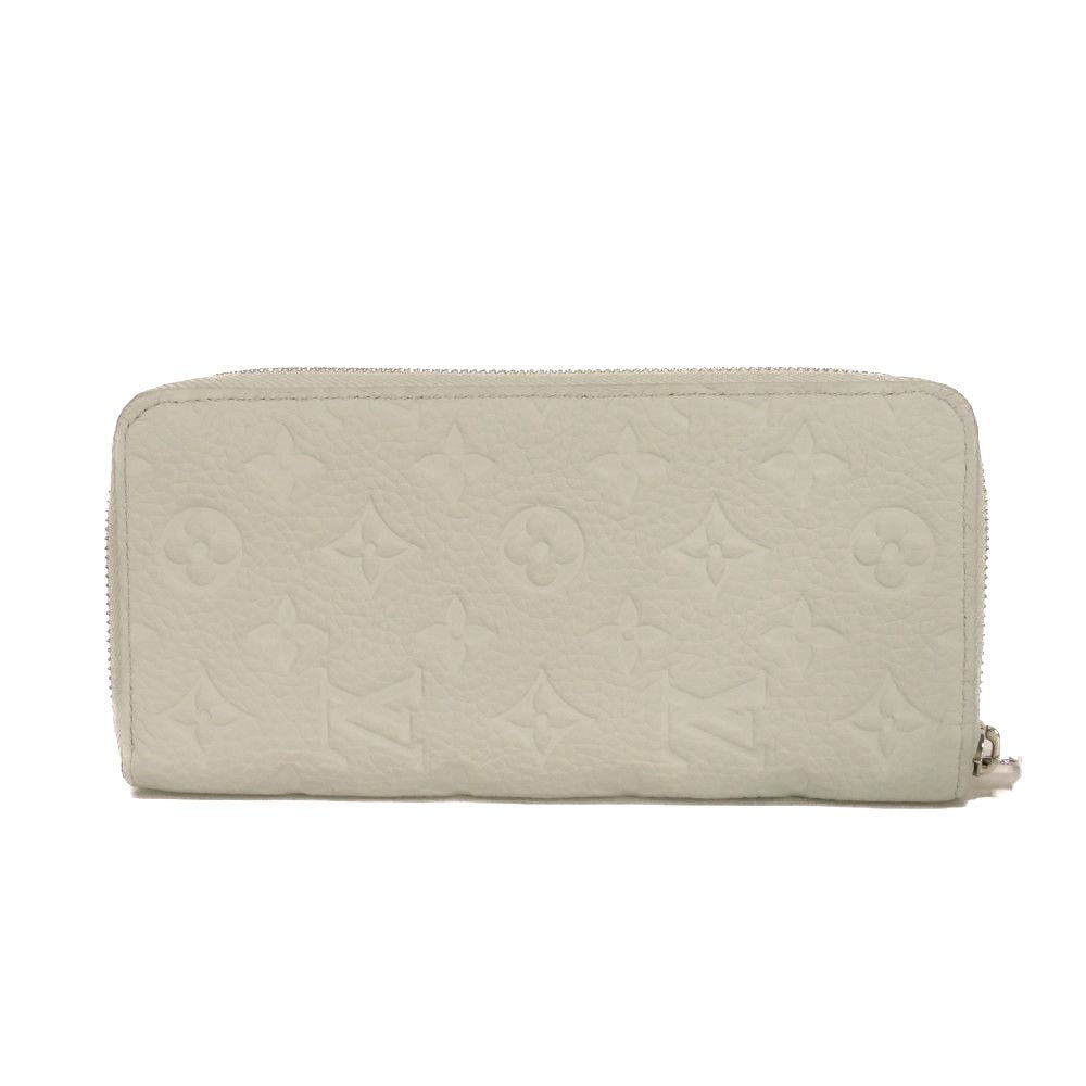 LOUIS VUITTON Long Wallet Purse M82597 Taurillon Clemence leather (monogram embossed) Mineral gray Monogram Taurillon Clemence Zippy Wallet Vertical