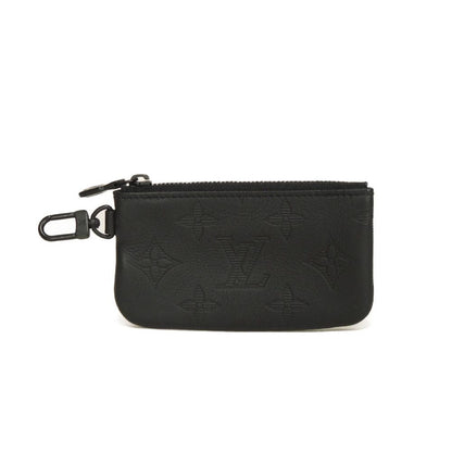 LOUIS VUITTON Coin case M69827 Shadow leather (monogram embossing) black Monogram shadow Duo Messenger Coin Pocket only