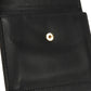 Dior Tri-fold wallet Smooth Calfskin Leather black CD logo trifold wallet