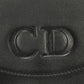 Dior Tri-fold wallet Smooth Calfskin Leather black CD logo trifold wallet