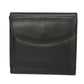 Dior Tri-fold wallet Smooth Calfskin Leather black CD logo trifold wallet
