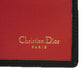 Dior Tri-fold wallet Smooth Calfskin Leather black CD logo trifold wallet
