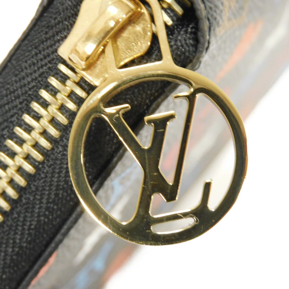 LOUIS VUITTON Long Wallet Purse M80323 Monogram Game On Canvas Noir Monogram game on Zippy wallet