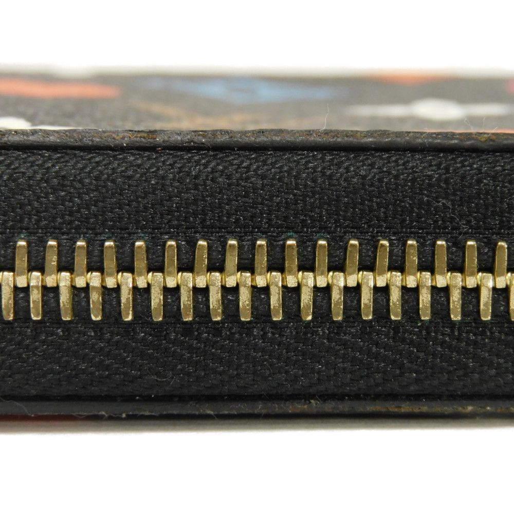LOUIS VUITTON Long Wallet Purse M80323 Monogram Game On Canvas Noir Monogram game on Zippy wallet