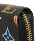 LOUIS VUITTON Long Wallet Purse M80323 Monogram Game On Canvas Noir Monogram game on Zippy wallet