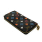 LOUIS VUITTON Long Wallet Purse M80323 Monogram Game On Canvas Noir Monogram game on Zippy wallet