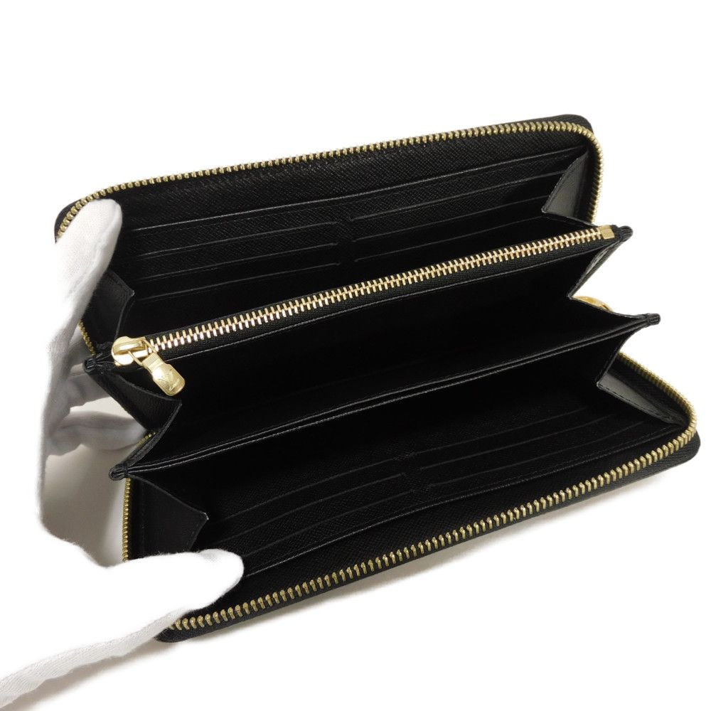LOUIS VUITTON Long Wallet Purse M80323 Monogram Game On Canvas Noir Monogram game on Zippy wallet