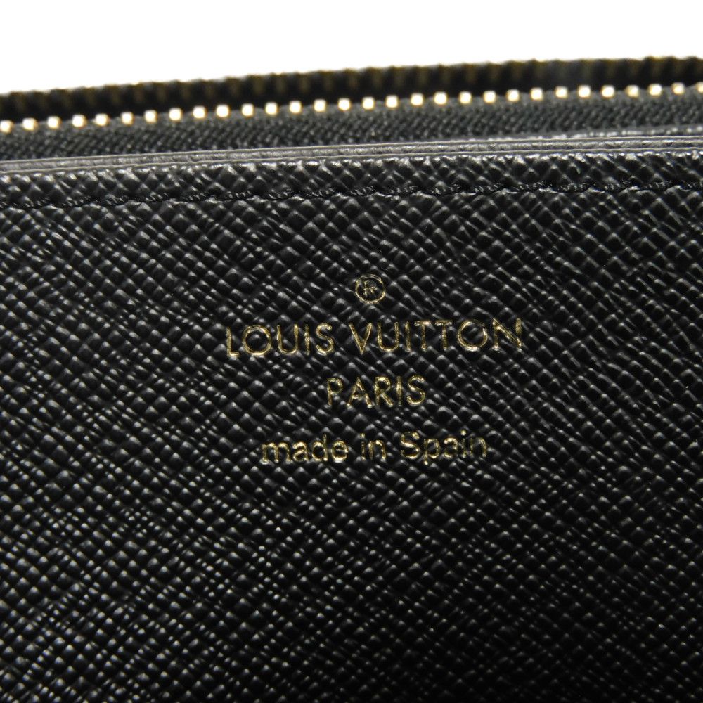 LOUIS VUITTON Long Wallet Purse M80323 Monogram Game On Canvas Noir Monogram game on Zippy wallet