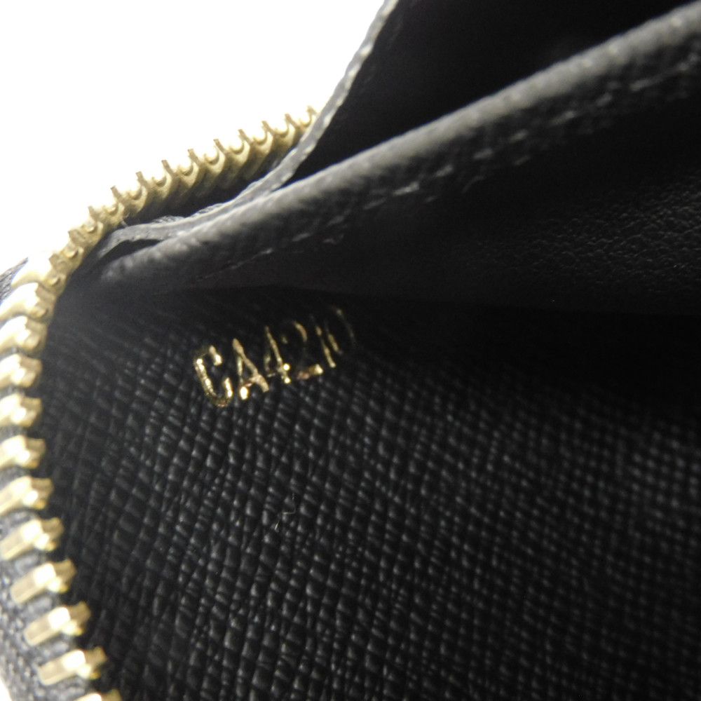 LOUIS VUITTON Long Wallet Purse M80323 Monogram Game On Canvas Noir Monogram game on Zippy wallet