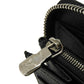 LOUIS VUITTON Long Wallet Purse M30056 Taiga leather (stamped) black Taiga Zippy Organizer NM