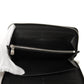 LOUIS VUITTON Long Wallet Purse M30056 Taiga leather (stamped) black Taiga Zippy Organizer NM