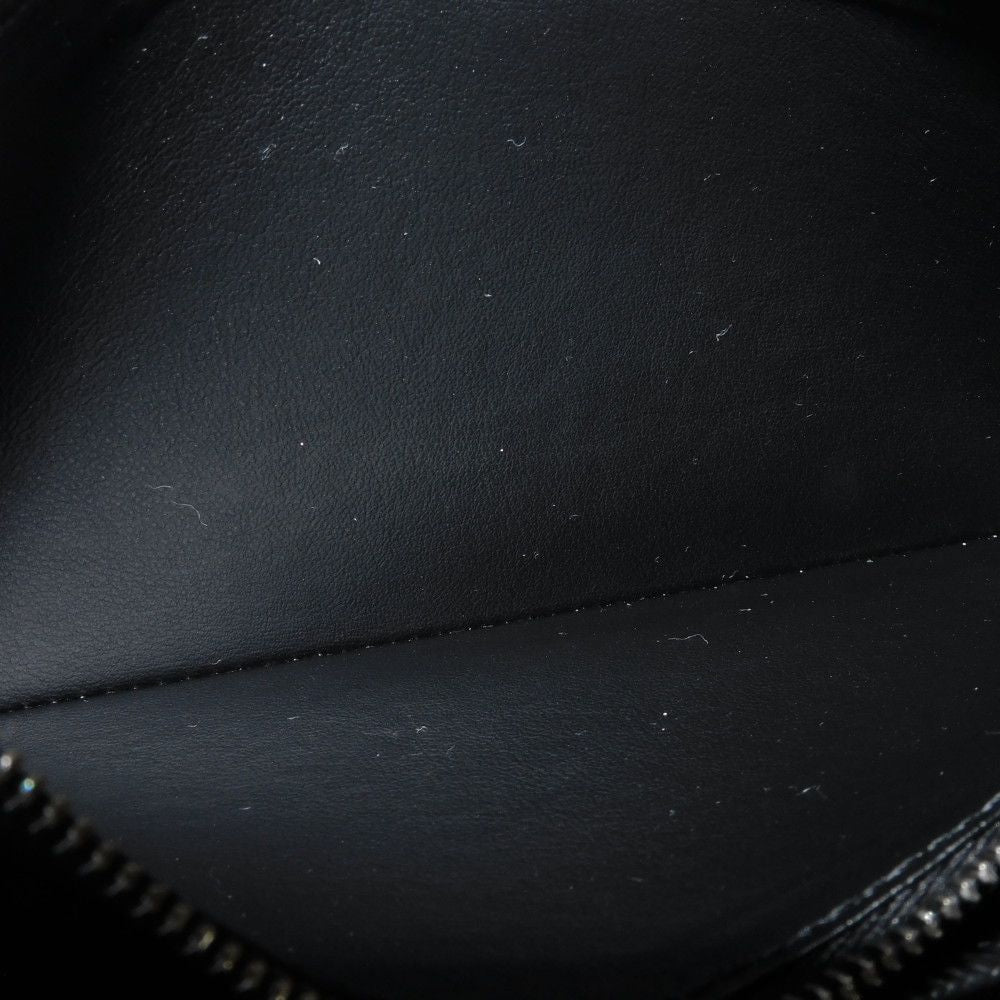 LOUIS VUITTON Long Wallet Purse M30056 Taiga leather (stamped) black Taiga Zippy Organizer NM