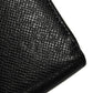 LOUIS VUITTON Long Wallet Purse M30056 Taiga leather (stamped) black Taiga Zippy Organizer NM