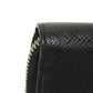 LOUIS VUITTON Long Wallet Purse M30056 Taiga leather (stamped) black Taiga Zippy Organizer NM