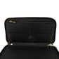 LOUIS VUITTON Long Wallet Purse M30056 Taiga leather (stamped) black Taiga Zippy Organizer NM
