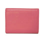 PRADA Tri-fold wallet 1MH025 QWA F0505 Safiano leather (stamped) Rose pink logo metal Saffiano compact wallet