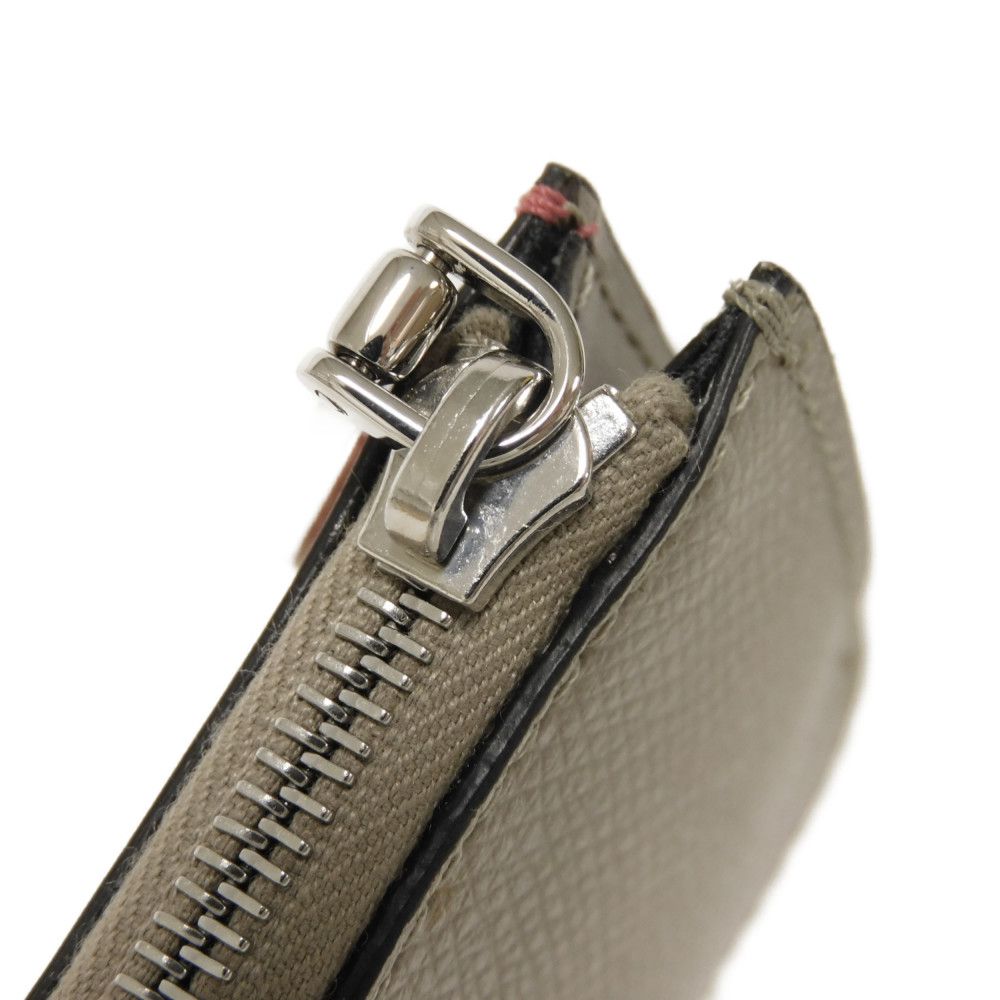 FENDI Coin case 8AP161 ALWA F1L2E Smooth calf leather x grain leather (embossed) Pink Dahlia logo FF Diamond Fragment Case